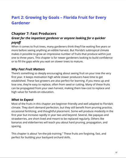 The Florida Fruit Garden - eBook