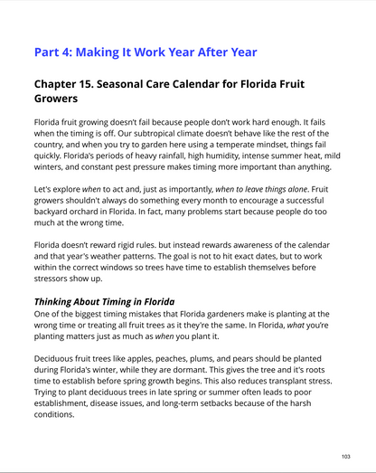 The Florida Fruit Garden - eBook